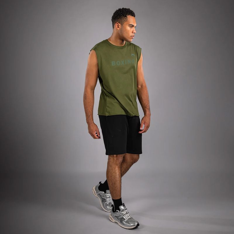 Футболка чоловіча Venum Boxing VT Sleeveless military green 2