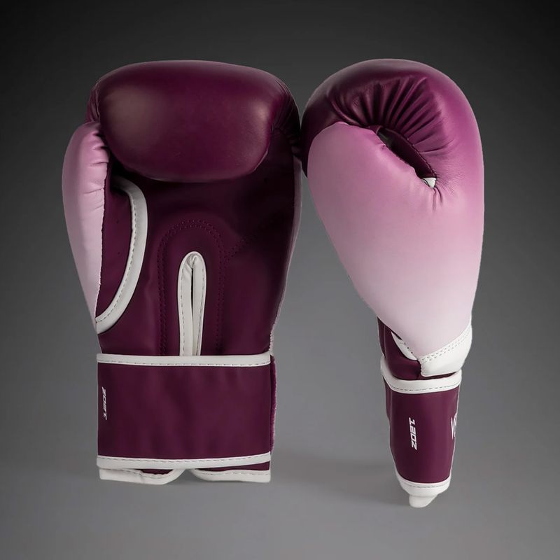 Жіночі боксерські рукавиці Venum Iris Boxing plum/white 2