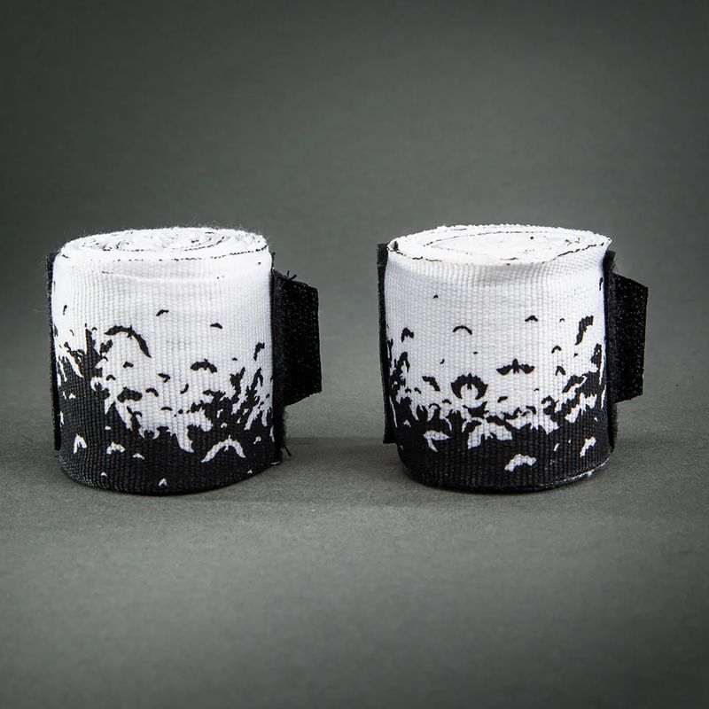 Бинти боксерські Venum Bats Night Handwraps 400 см black/white 2