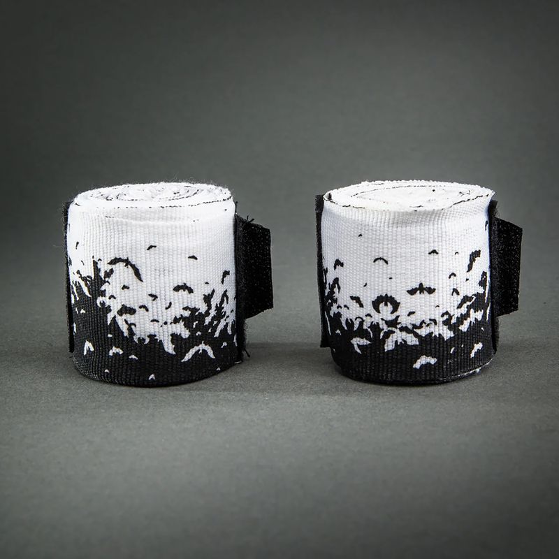Бинти боксерські Venum Bats Night Handwraps 450 см black/white 2