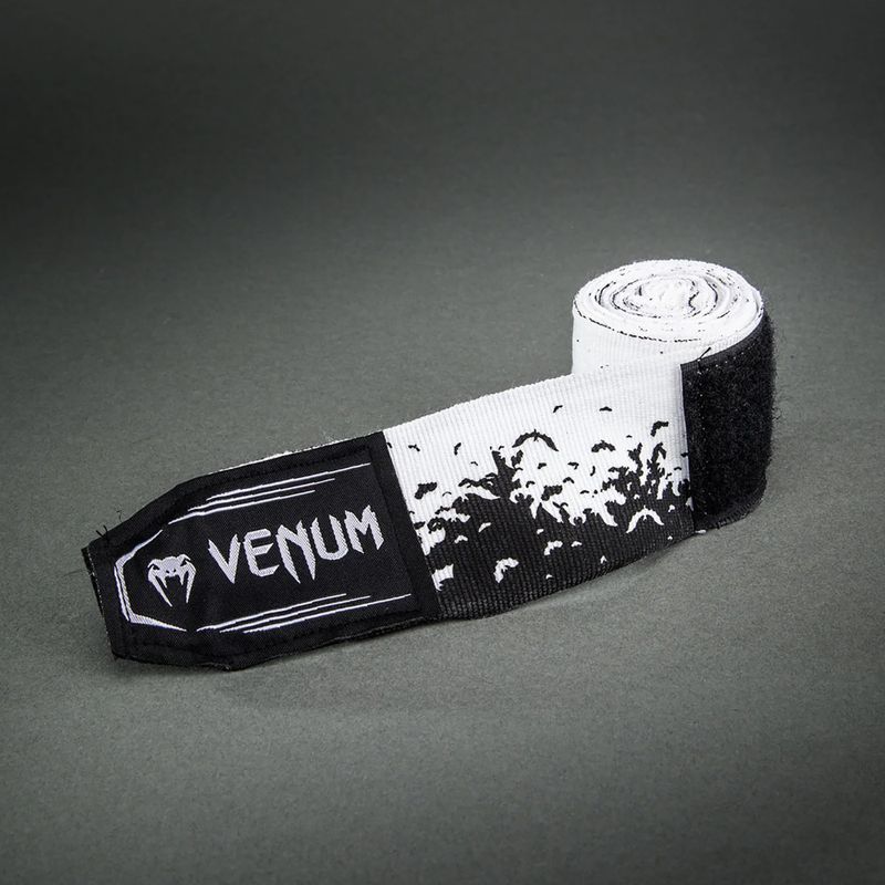 Бинти боксерські Venum Bats Night Handwraps 450 см black/white 3