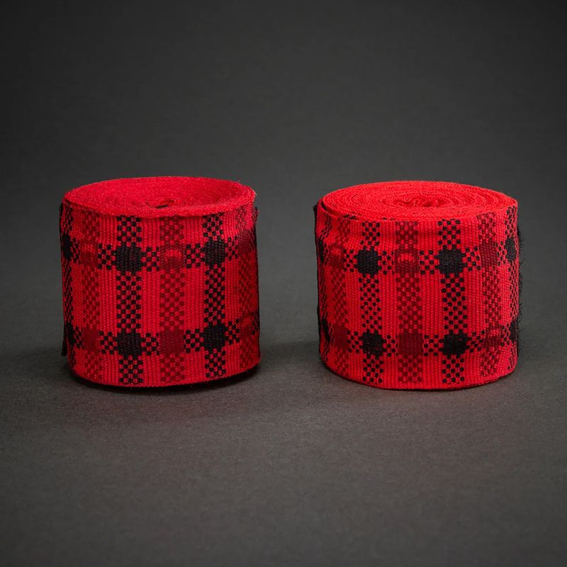Боксерські бинти Venum Tartan Handwraps 450 cm fury red 2