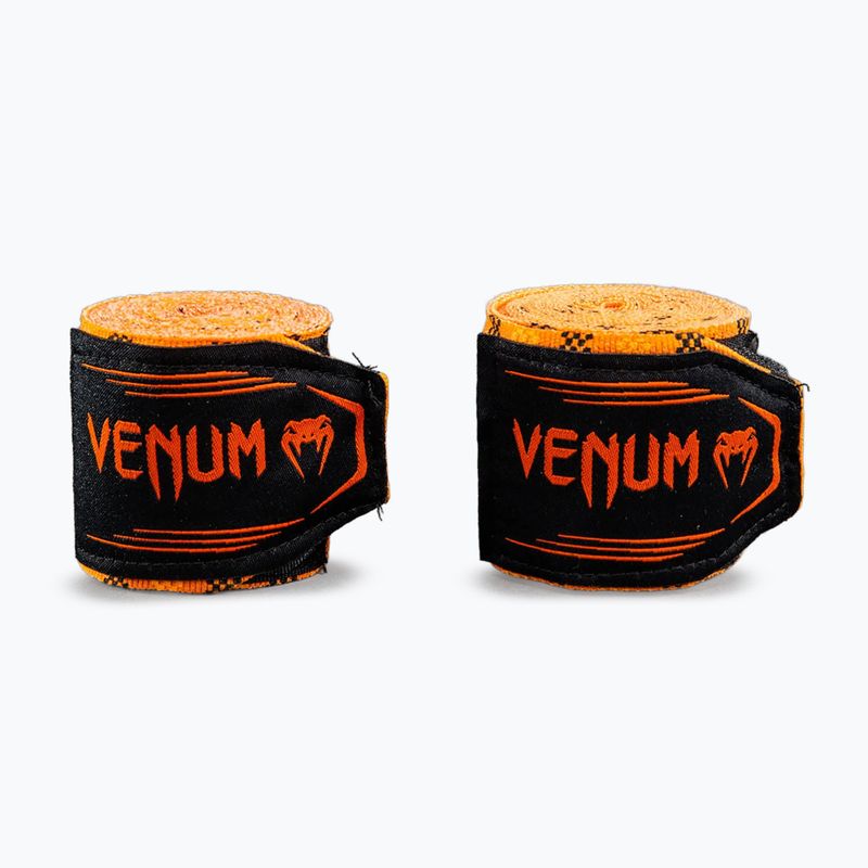 Боксерські бинти Venum Tartan Handwraps 400 cm pumpkin