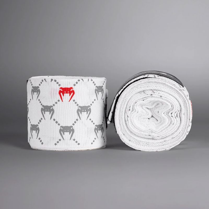 Бинти боксерські Venum Monogram Hand Wraps Advanced 400 см white 2
