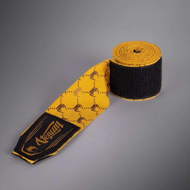 Бинти боксерські Venum Monogram Hand Wraps Advanced 250 см brown 3