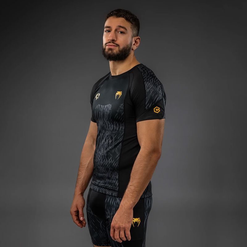 Рашгард чоловічий Venum x Chimaev Rashguards black/grey 4
