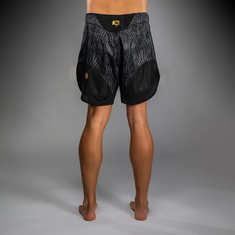 Шорти для тренувань чоловічі Venum x Chimaev Fightshorts black/grey 3