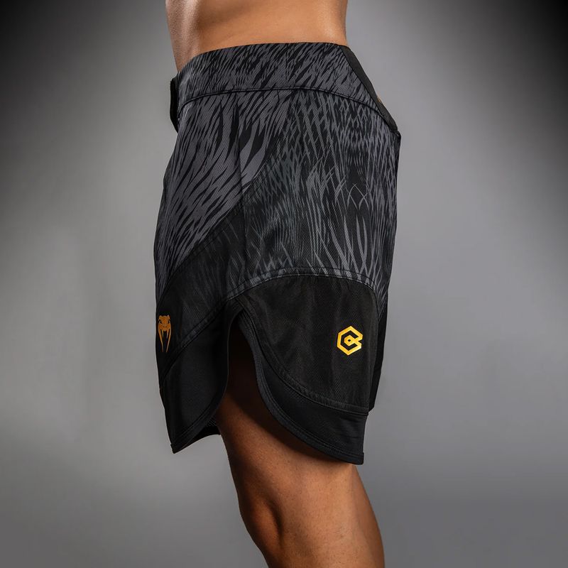 Шорти для тренувань чоловічі Venum x Chimaev Fightshorts black/grey 6