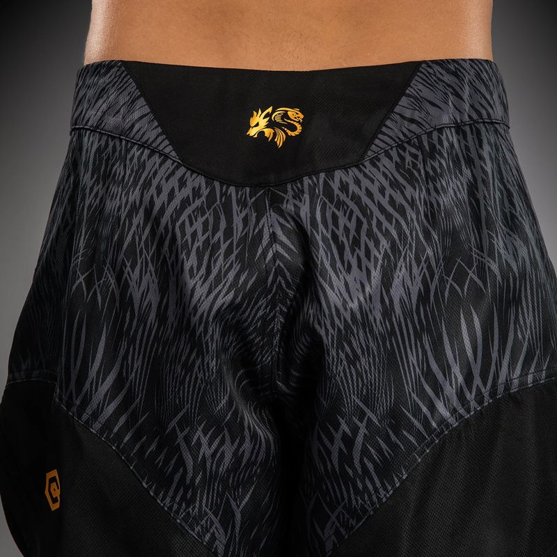 Шорти для тренувань чоловічі Venum x Chimaev Fightshorts black/grey 7