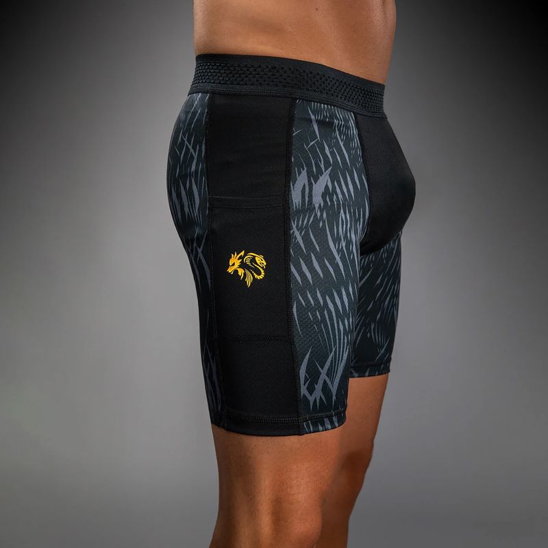 Шорти для тренувань чоловічі Venum x Chimaev Vale Tudo black/grey 5