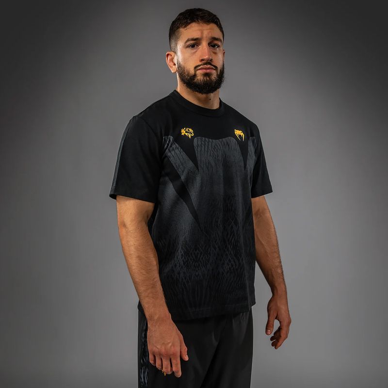 Чоловіча футболка Venum x Chimaev black/grey 3