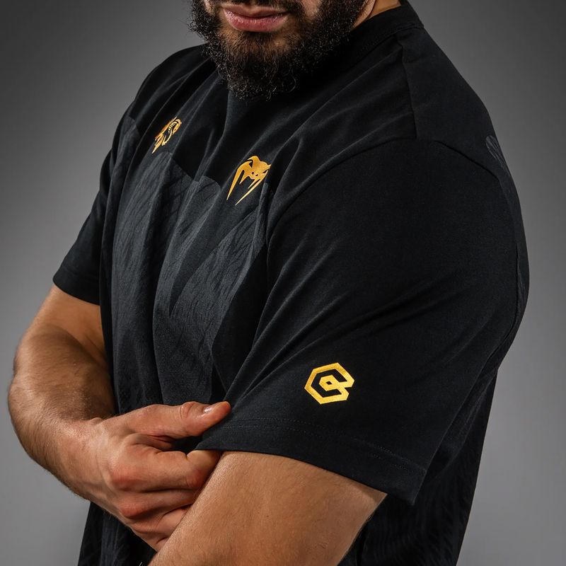 Чоловіча футболка Venum x Chimaev black/grey 7