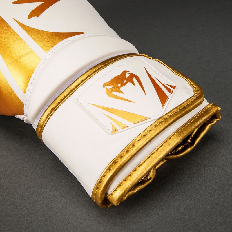 Рукавиці боксерські Venum Challenger 2.5 Boxing white/gold 4