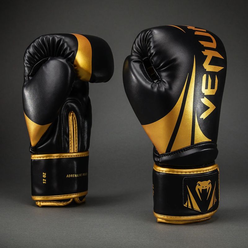 Рукавиці боксерські Venum Challenger 2.5 Boxing black/gold 2