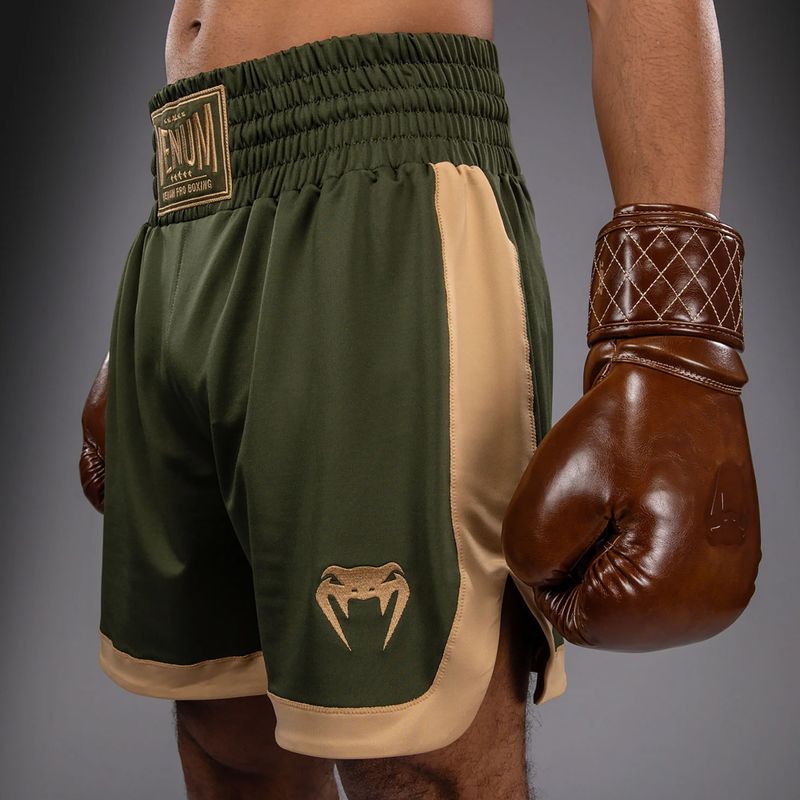 Шорти для тренувань чоловічі Venum Classic Boxing military green/sand 5