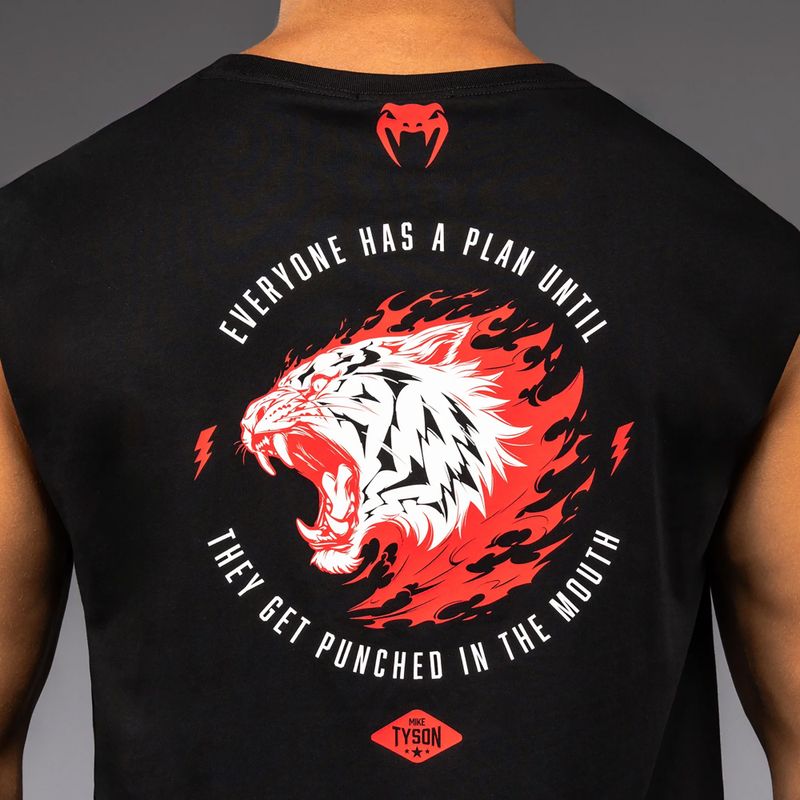 Футболка чоловіча Venum x Mike Tyson Tiger Sleeveless deep black 5