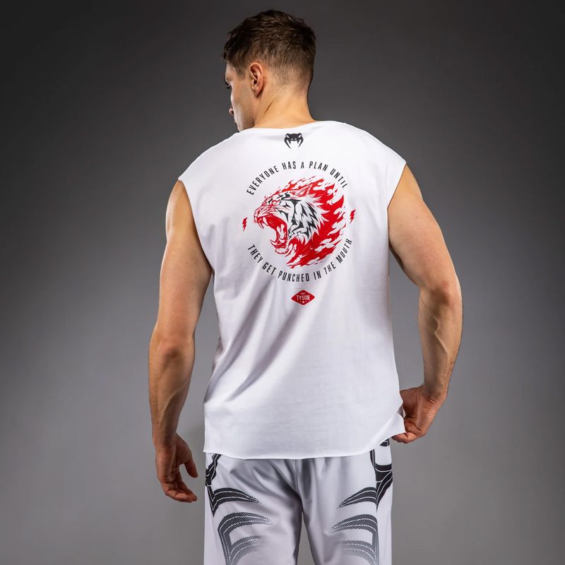Футболка чоловіча Venum x Mike Tyson Tiger Sleeveless optical white 3