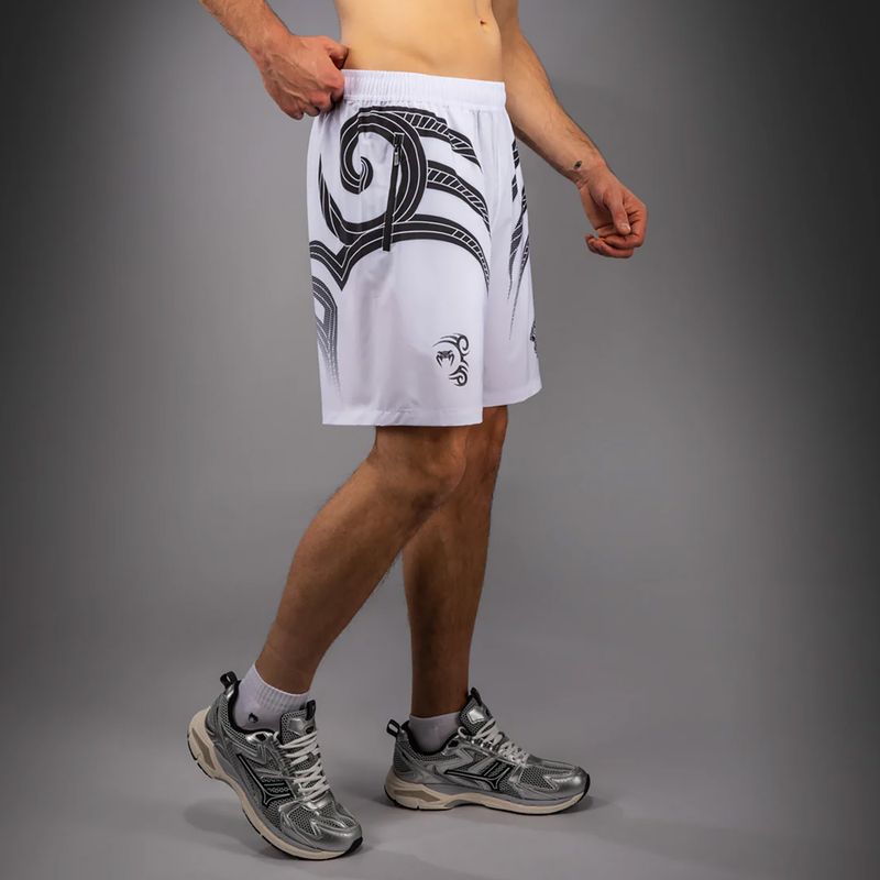 Шорти для тренувань чоловічі Venum x Mike Tyson Tiger Training optical white/deep black 3