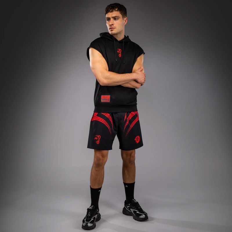 Кофта чоловіча Venum x Mike Tyson Tiger Sleeveless Hoodie deep black/intense red 2