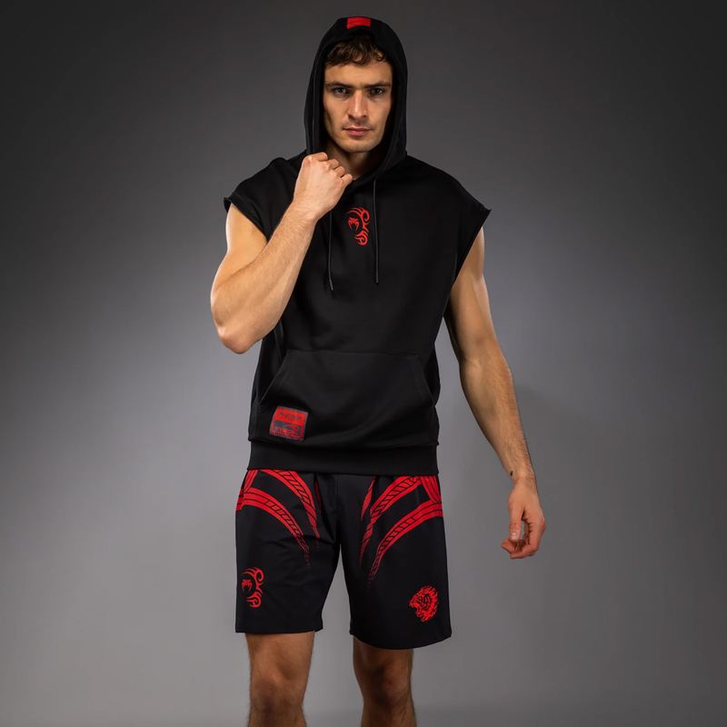 Кофта чоловіча Venum x Mike Tyson Tiger Sleeveless Hoodie deep black/intense red 4