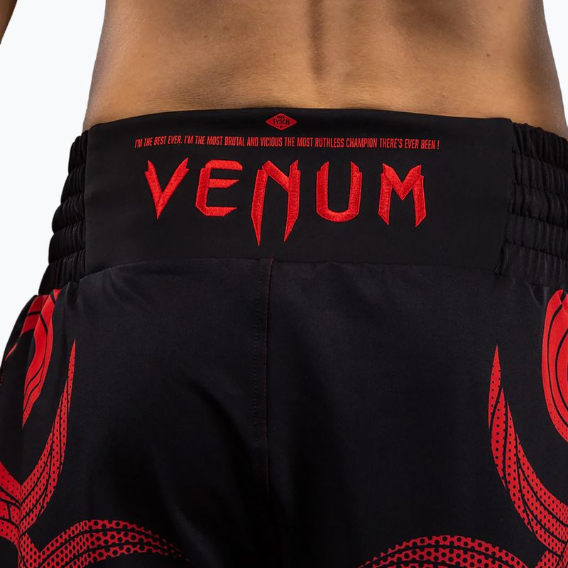 Шорти для тренувань чоловічі Venum x Mike Tyson Tiger deep black/intense red 7