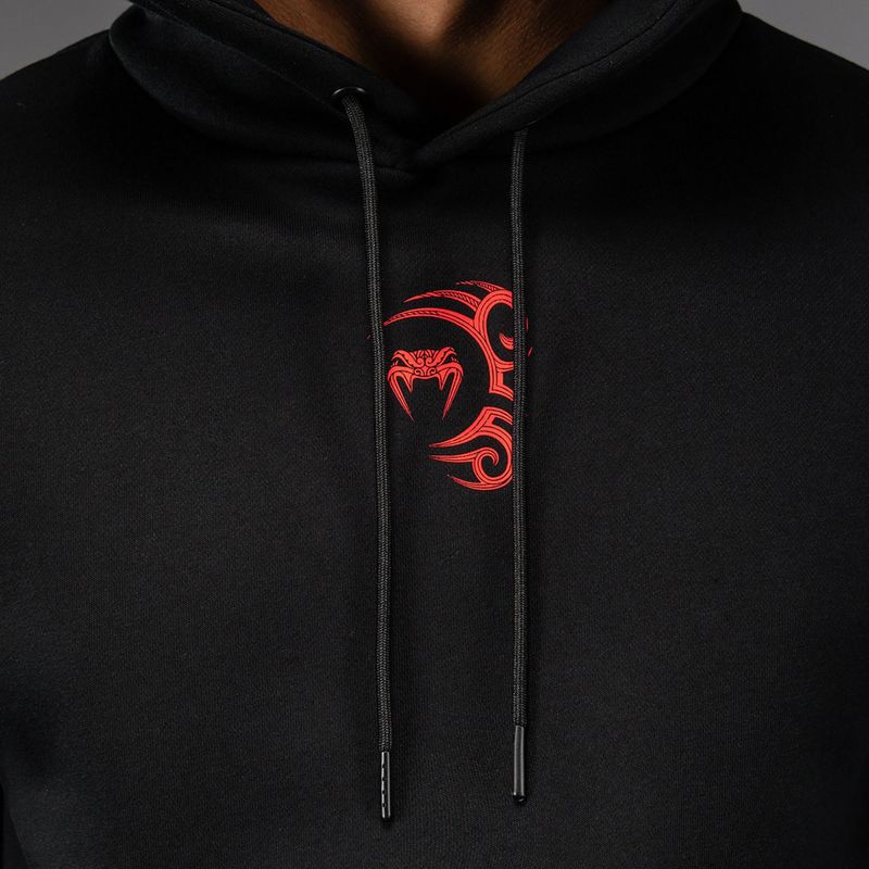 Кофта чоловіча Venum x Mike Tyson Tiger Hoodie deep black/intense red 5