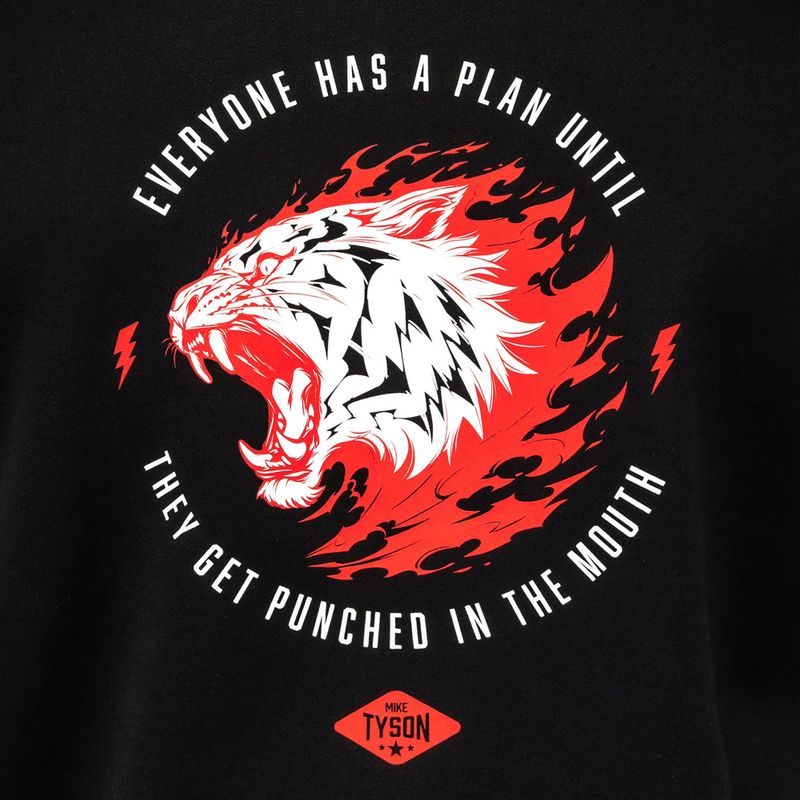 Кофта чоловіча Venum x Mike Tyson Tiger Hoodie deep black/intense red 7