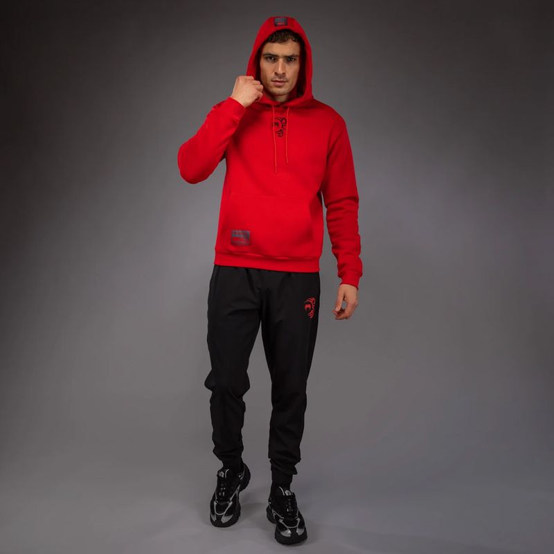 Кофта чоловіча Venum x Mike Tyson Tiger Hoodie intense red/deep black 2