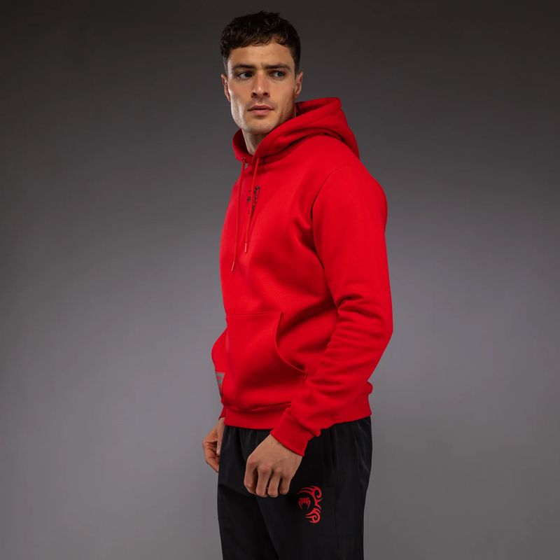 Кофта чоловіча Venum x Mike Tyson Tiger Hoodie intense red/deep black 4