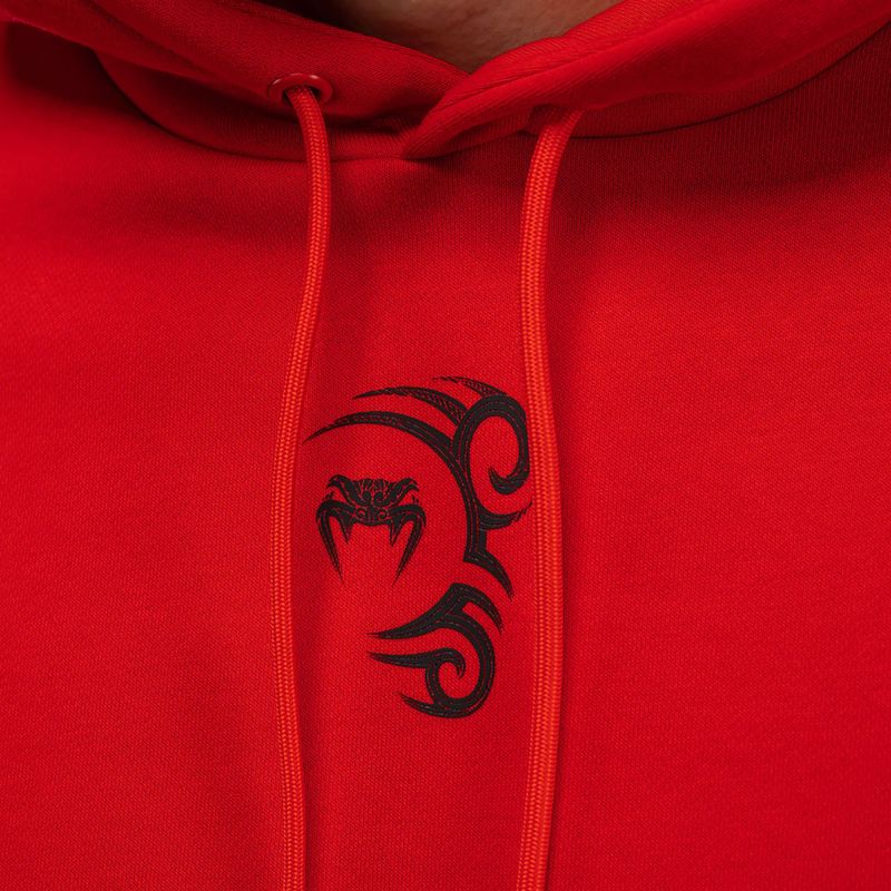 Кофта чоловіча Venum x Mike Tyson Tiger Hoodie intense red/deep black 6