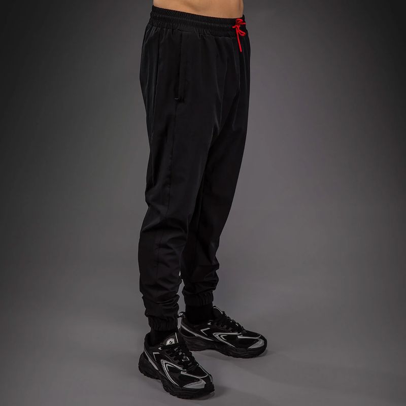 Штани для тренувань чоловічі Venum x Mike Tyson Tiger Joggers deep black/intense red 4