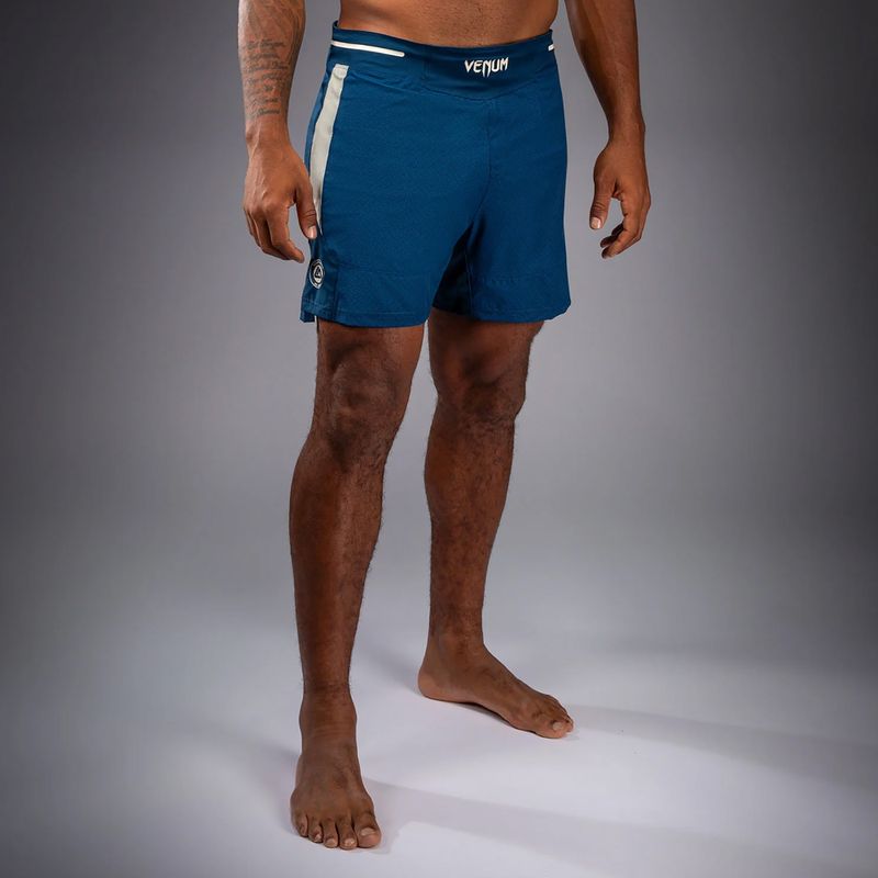 Шорти для тренувань чоловічі Venum Roger Gracie Academy Fightshorts blue 3