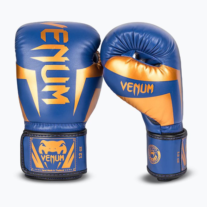 Боксерські рукавиці Venum Elite blue/black/copper