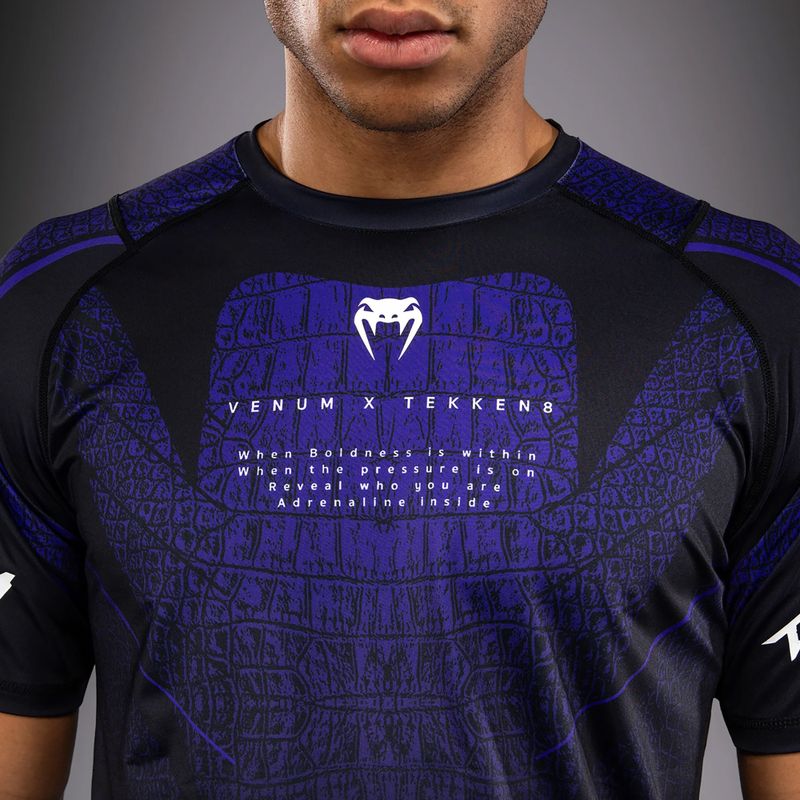 Чоловіча тренувальна футболка Venum x TEKKEN 8 Kazuya Dry-Tech black/purple 5