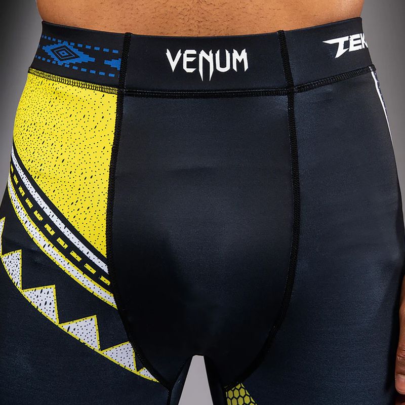 Легінси для тренувань чоловічі Venum x TEKKEN 8 King Spats black/yellow 5