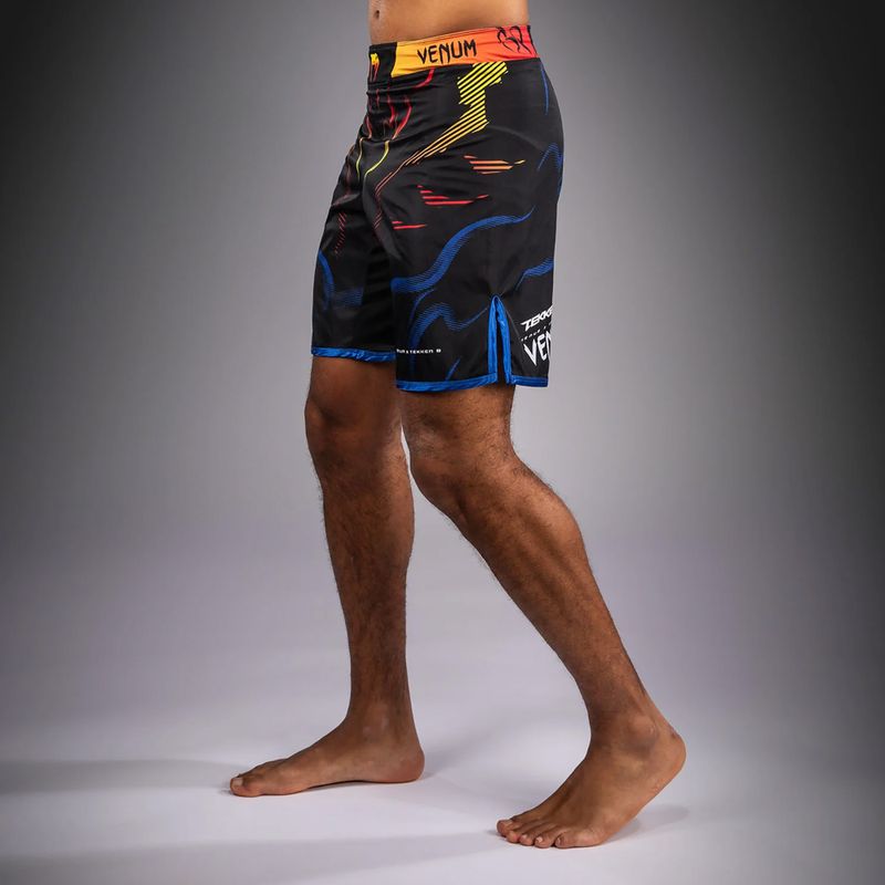 Шорти для тренувань чоловічі Venum x TEKKEN 8 Yoshimitsu Fight black/orange 4