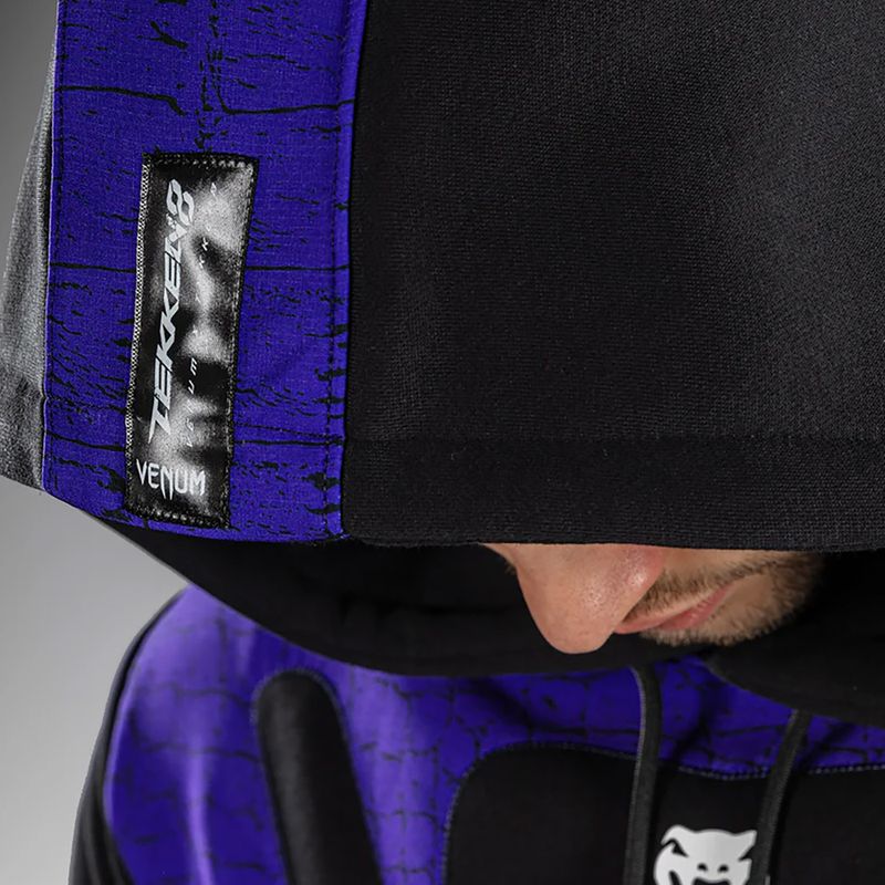Кофта чоловіча Venum x TEKKEN 8 Kazuya Pullover Hoodie black/purple 5