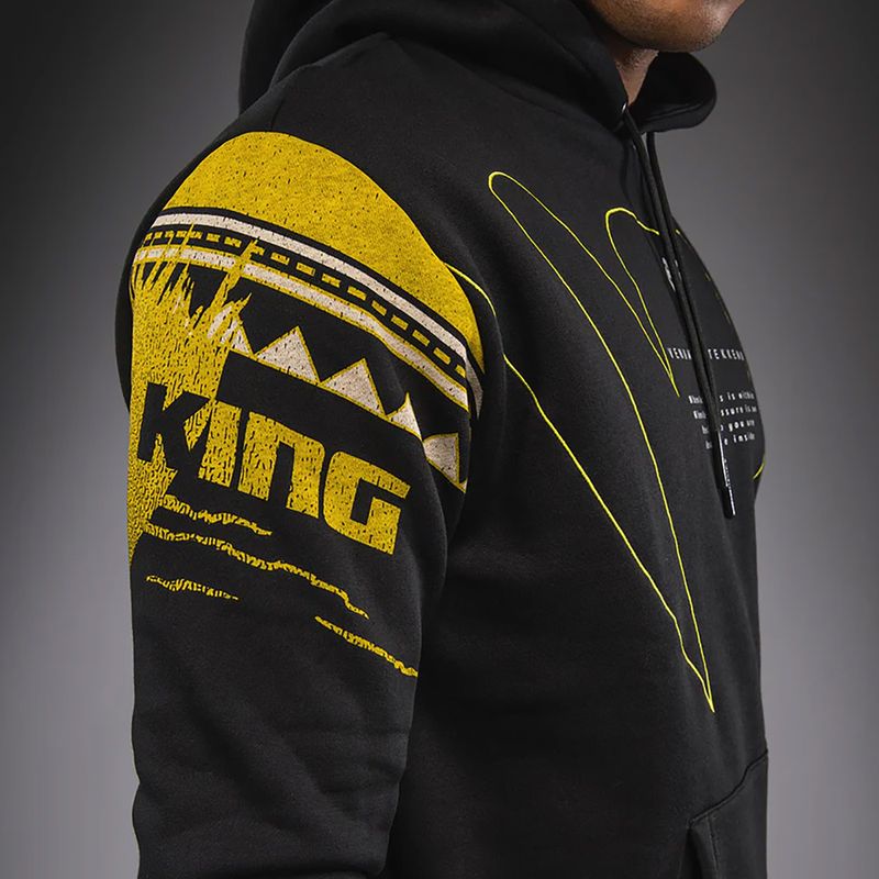 Кофта чоловіча Venum x TEKKEN 8 King Pullover Hoodie black/yellow 6