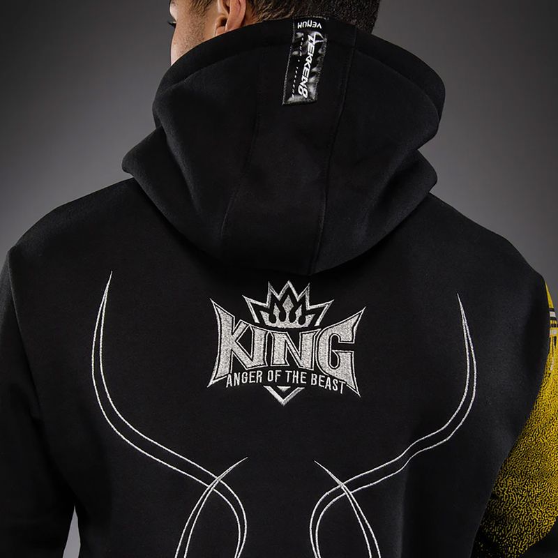Кофта чоловіча Venum x TEKKEN 8 King Pullover Hoodie black/yellow 7