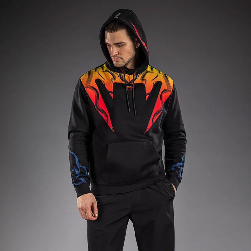 Кофта чоловіча Venum x TEKKEN 8 Yoshimitsu Pullover Hoodie black/orange 3