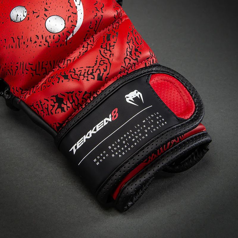 Рукавиці спарингові Venum x TEKKEN 8 Kazuya Sparring red/black 4
