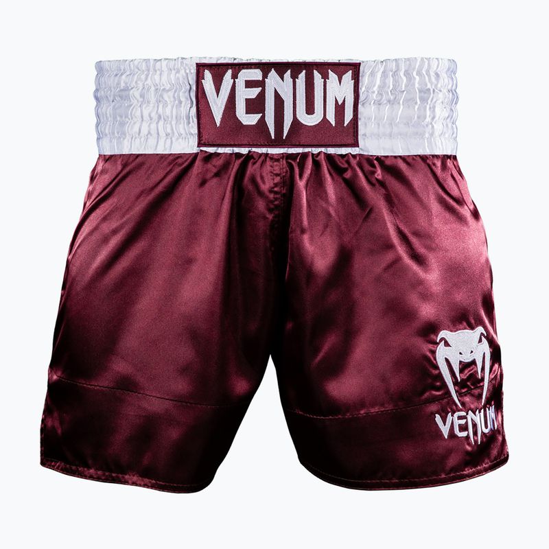 Шорти для тренувань чоловічі Venum Classic Muay Thai burgundy