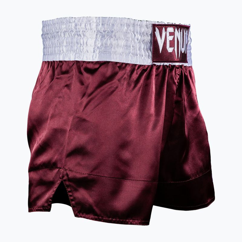 Шорти для тренувань чоловічі Venum Classic Muay Thai burgundy 3