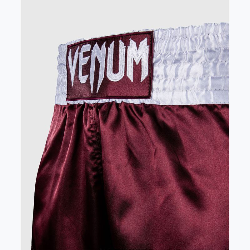 Шорти для тренувань чоловічі Venum Classic Muay Thai burgundy 5