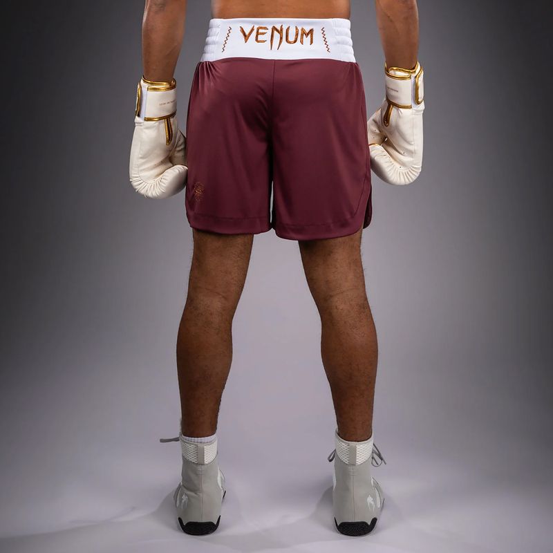 Шорти для тренувань чоловічі Venum Classic Boxing burgundy 3