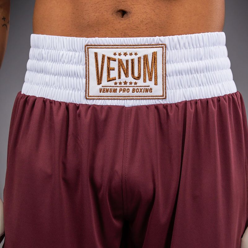 Шорти для тренувань чоловічі Venum Classic Boxing burgundy 7