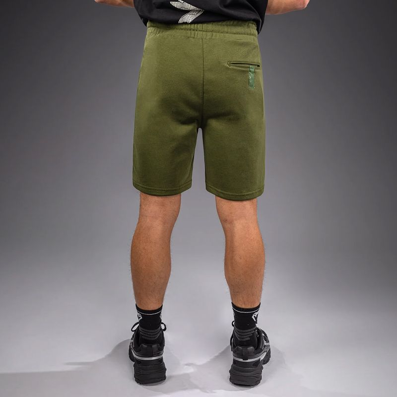 Шорти для тренувань чоловічі Venum Classic Fleece Cotton khaki 3