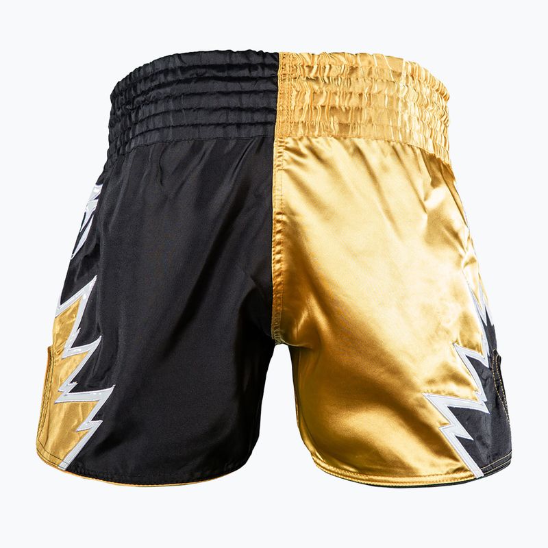 Шорти для тренувань чоловічі Venum Inferno 2.0 Muay Thai black/gold 2