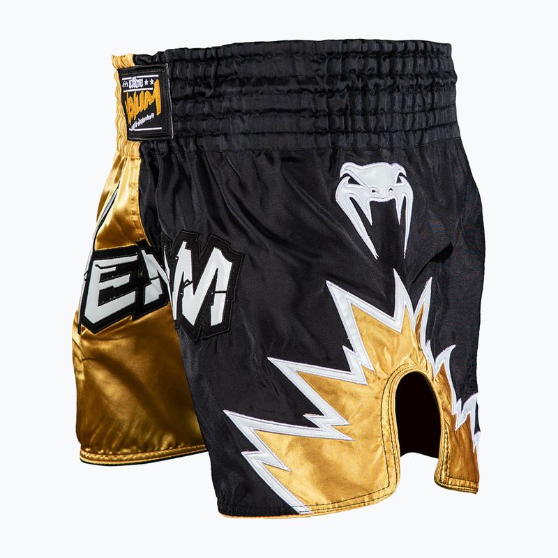 Шорти для тренувань чоловічі Venum Inferno 2.0 Muay Thai black/gold 4
