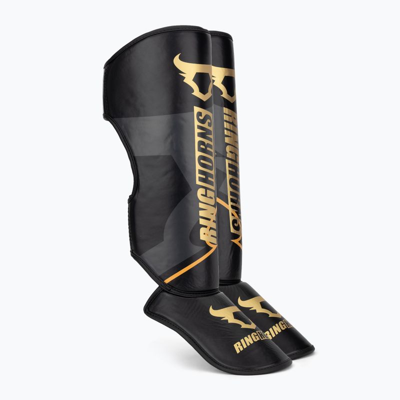 Захисники гомілки та стоп Venum Ringhorns Charger Shin black/gold